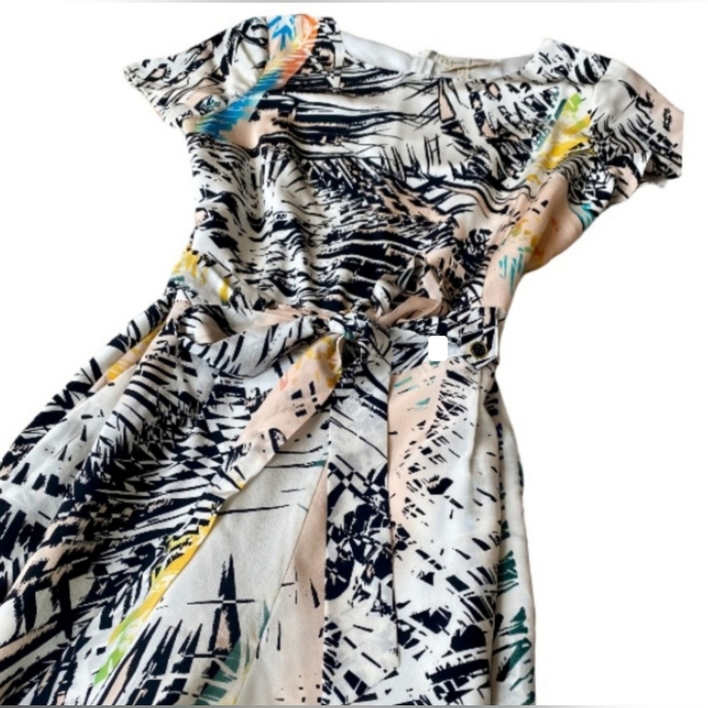 Yumi Kim Palm Leaf 100% silk full length jumpsuit